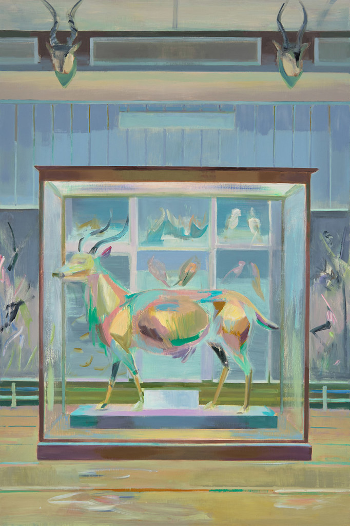 6.-Mairead O'hEocha-Antelope,-Natural-History-Museum,-Dublin_2020_Oil on canvas_150 x 100 cm_Copyright the artist and mother's tankstation limited