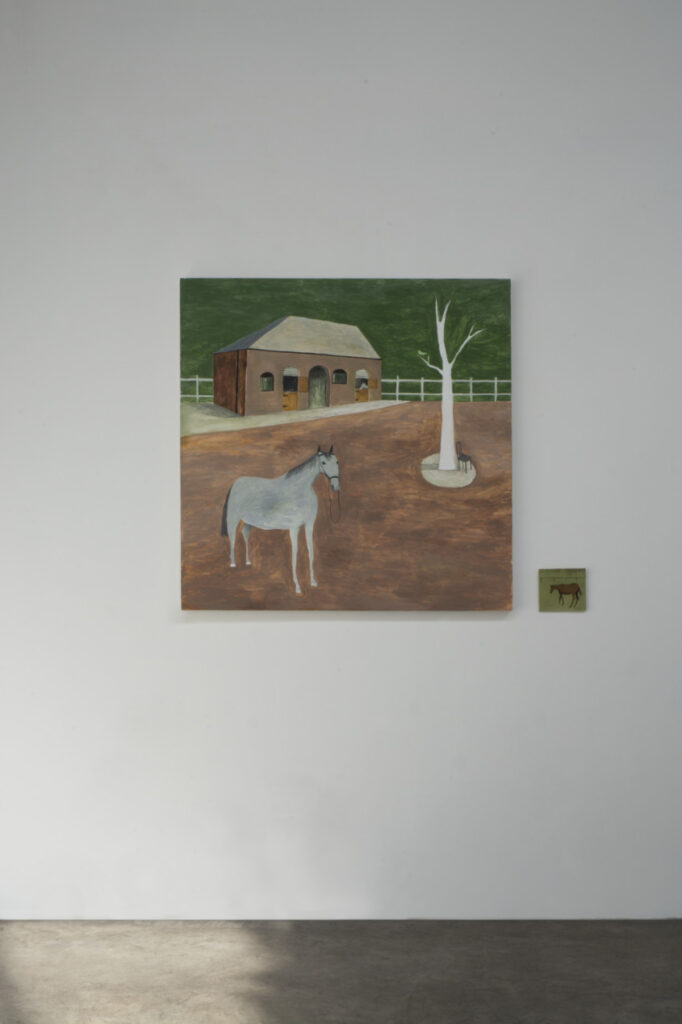 10. Noel McKenna_to wink at the cat_2024_Installation view_Stables, winx,foal_Copyright the artist and mother's tankstation limited