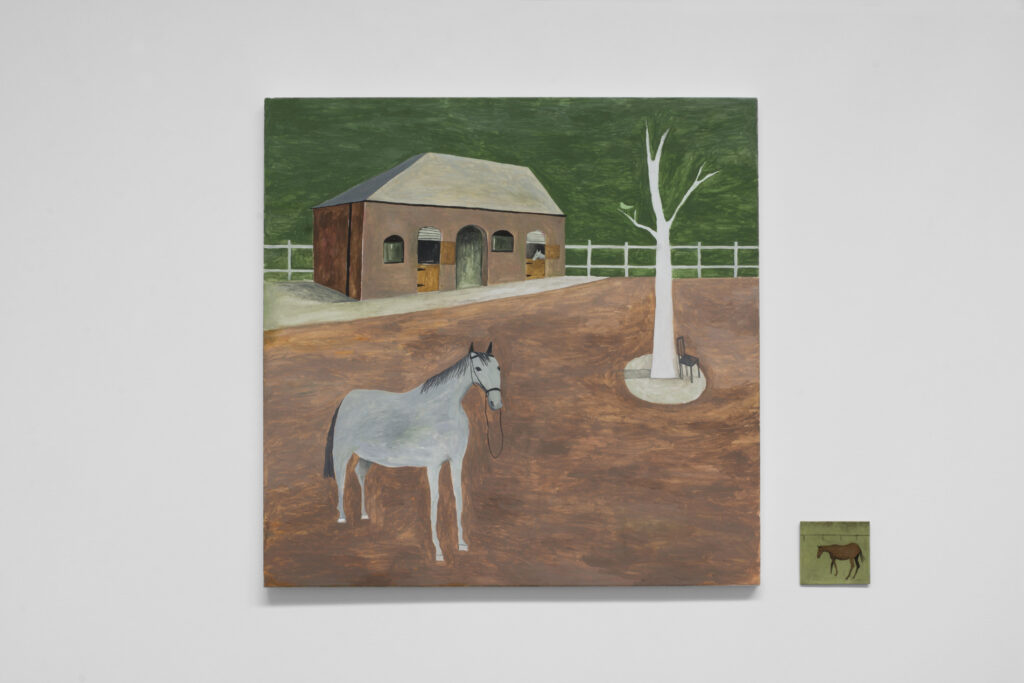 9. Noel McKenna_to wink at the cat_2024_Installation view_Stables, winx,foal_Copyright the artist and mother's tankstation limited