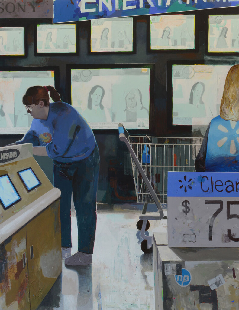2.-Matt-Bollinger_Entertainment-Center_Left-diptych_2020_Flashe-and-acrylic-on-canvas,-diptych_198-x-134-cm_Copyright-the-artist-and-mother's-tankstation-limited